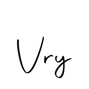 Vry stylish signature style. Best Handwritten Sign (Autography-DOLnW) for my name. Handwritten Signature Collection Ideas for my name Vry. Vry signature style 10 images and pictures png