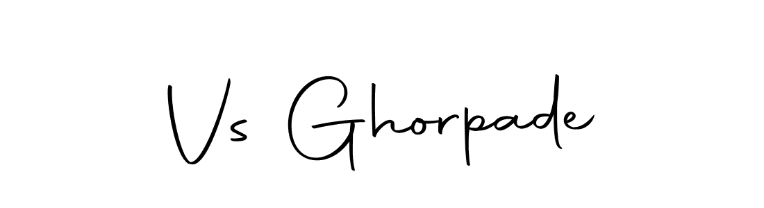 Also You can easily find your signature by using the search form. We will create Vs Ghorpade name handwritten signature images for you free of cost using Autography-DOLnW sign style. Vs Ghorpade signature style 10 images and pictures png