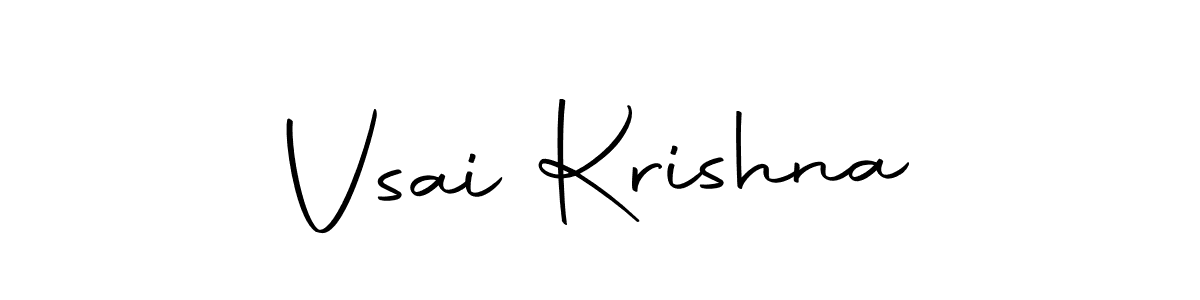 You can use this online signature creator to create a handwritten signature for the name Vsai Krishna. This is the best online autograph maker. Vsai Krishna signature style 10 images and pictures png