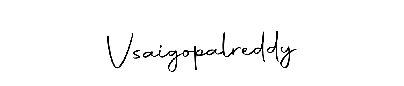 Make a beautiful signature design for name Vsaigopalreddy. Use this online signature maker to create a handwritten signature for free. Vsaigopalreddy signature style 10 images and pictures png