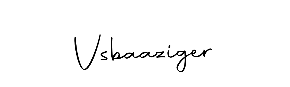 Design your own signature with our free online signature maker. With this signature software, you can create a handwritten (Autography-DOLnW) signature for name Vsbaaziger. Vsbaaziger signature style 10 images and pictures png