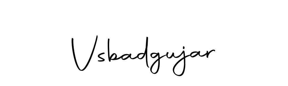 It looks lik you need a new signature style for name Vsbadgujar. Design unique handwritten (Autography-DOLnW) signature with our free signature maker in just a few clicks. Vsbadgujar signature style 10 images and pictures png