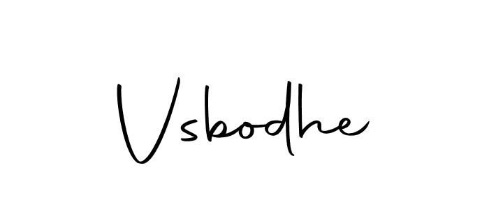 Make a beautiful signature design for name Vsbodhe. With this signature (Autography-DOLnW) style, you can create a handwritten signature for free. Vsbodhe signature style 10 images and pictures png