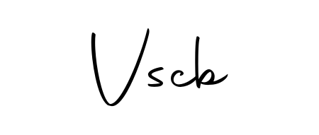 A modern signature idea for name Vscb using Autography-DOLnW font. Clean strokes and elegant curves make it stand out instantly. Vscb signature style 10 images and pictures png