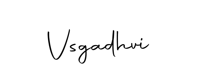 Make a beautiful signature design for name Vsgadhvi. Use this online signature maker to create a handwritten signature for free. Vsgadhvi signature style 10 images and pictures png