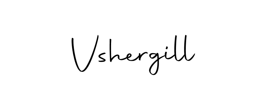 How to make Vshergill signature? Autography-DOLnW is a professional autograph style. Create handwritten signature for Vshergill name. Vshergill signature style 10 images and pictures png