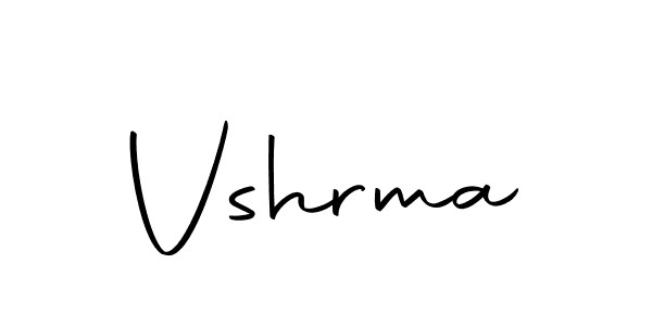 Design your own signature with our free online signature maker. With this signature software, you can create a handwritten (Autography-DOLnW) signature for name Vshrma. Vshrma signature style 10 images and pictures png