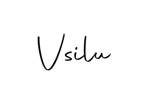 Similarly Autography-DOLnW is the best handwritten signature design. Signature creator online .You can use it as an online autograph creator for name Vsilu. Vsilu signature style 10 images and pictures png