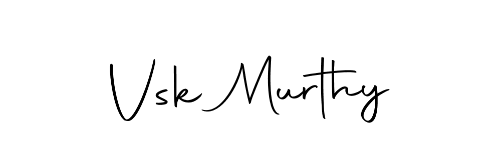 Make a short Vsk Murthy signature style. Manage your documents anywhere anytime using Autography-DOLnW. Create and add eSignatures, submit forms, share and send files easily. Vsk Murthy signature style 10 images and pictures png