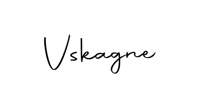 Vskagne stylish signature style. Best Handwritten Sign (Autography-DOLnW) for my name. Handwritten Signature Collection Ideas for my name Vskagne. Vskagne signature style 10 images and pictures png