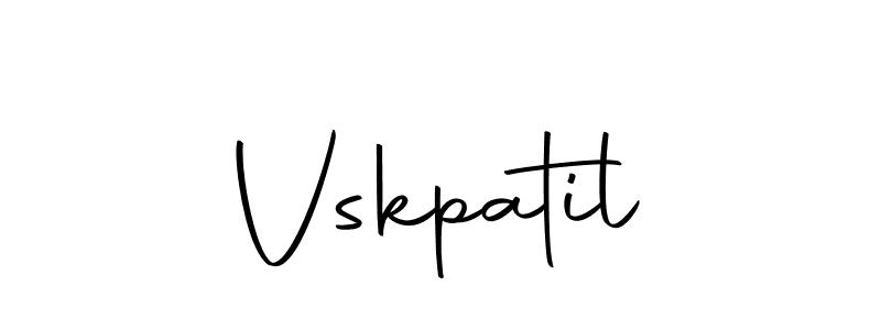 How to make Vskpatil name signature. Use Autography-DOLnW style for creating short signs online. This is the latest handwritten sign. Vskpatil signature style 10 images and pictures png