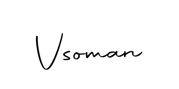 Also we have Vsoman name is the best signature style. Create professional handwritten signature collection using Autography-DOLnW autograph style. Vsoman signature style 10 images and pictures png