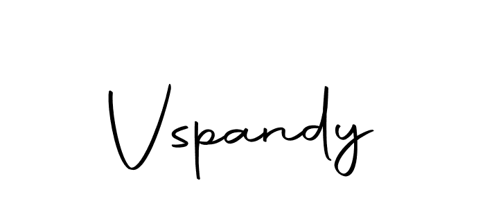 Make a beautiful signature design for name Vspandy. Use this online signature maker to create a handwritten signature for free. Vspandy signature style 10 images and pictures png