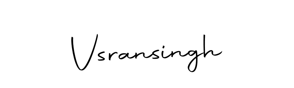 Make a beautiful signature design for name Vsransingh. With this signature (Autography-DOLnW) style, you can create a handwritten signature for free. Vsransingh signature style 10 images and pictures png