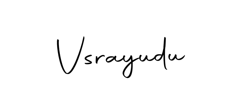 Similarly Autography-DOLnW is the best handwritten signature design. Signature creator online .You can use it as an online autograph creator for name Vsrayudu. Vsrayudu signature style 10 images and pictures png