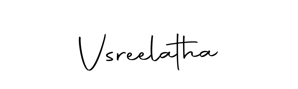 How to make Vsreelatha signature? Autography-DOLnW is a professional autograph style. Create handwritten signature for Vsreelatha name. Vsreelatha signature style 10 images and pictures png