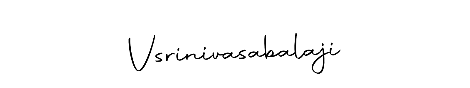 Create a beautiful signature design for name Vsrinivasabalaji. With this signature (Autography-DOLnW) fonts, you can make a handwritten signature for free. Vsrinivasabalaji signature style 10 images and pictures png