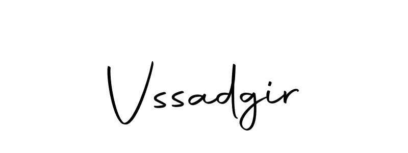 Make a beautiful signature design for name Vssadgir. With this signature (Autography-DOLnW) style, you can create a handwritten signature for free. Vssadgir signature style 10 images and pictures png