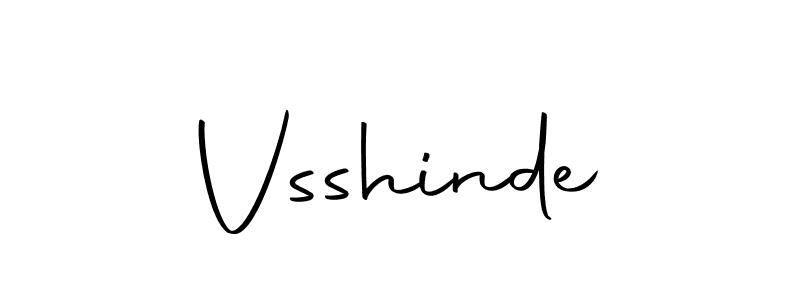 Create a beautiful signature design for name Vsshinde. With this signature (Autography-DOLnW) fonts, you can make a handwritten signature for free. Vsshinde signature style 10 images and pictures png