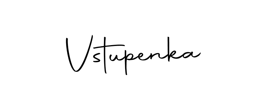 How to make Vstupenka name signature. Use Autography-DOLnW style for creating short signs online. This is the latest handwritten sign. Vstupenka signature style 10 images and pictures png