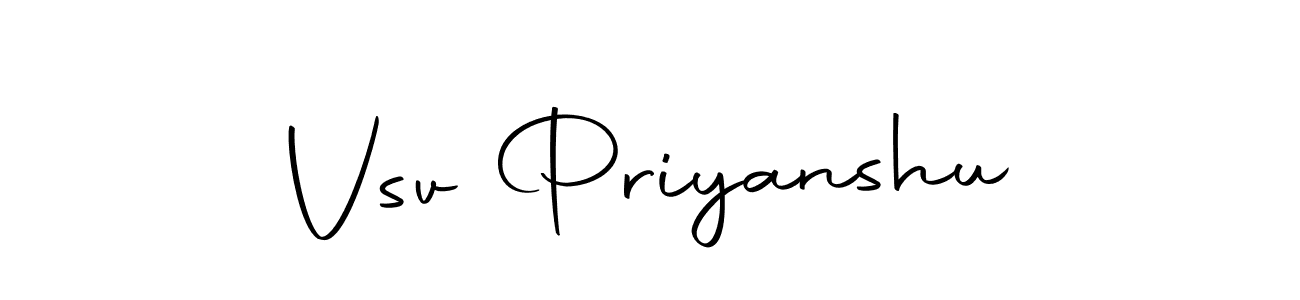 Vsv Priyanshu stylish signature style. Best Handwritten Sign (Autography-DOLnW) for my name. Handwritten Signature Collection Ideas for my name Vsv Priyanshu. Vsv Priyanshu signature style 10 images and pictures png
