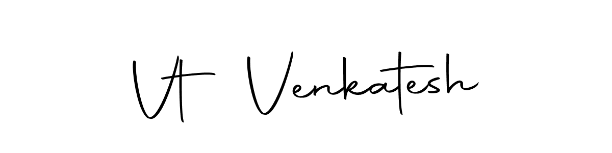 Make a beautiful signature design for name Vt Venkatesh. Use this online signature maker to create a handwritten signature for free. Vt Venkatesh signature style 10 images and pictures png