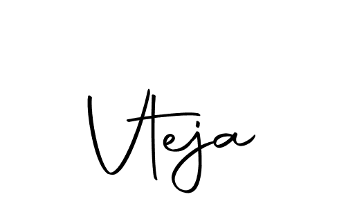 Also we have Vteja name is the best signature style. Create professional handwritten signature collection using Autography-DOLnW autograph style. Vteja signature style 10 images and pictures png