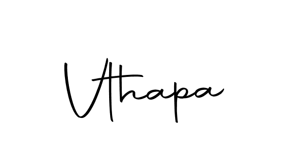 Vthapa stylish signature style. Best Handwritten Sign (Autography-DOLnW) for my name. Handwritten Signature Collection Ideas for my name Vthapa. Vthapa signature style 10 images and pictures png