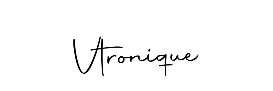 if you are searching for the best signature style for your name Vtronique. so please give up your signature search. here we have designed multiple signature styles  using Autography-DOLnW. Vtronique signature style 10 images and pictures png