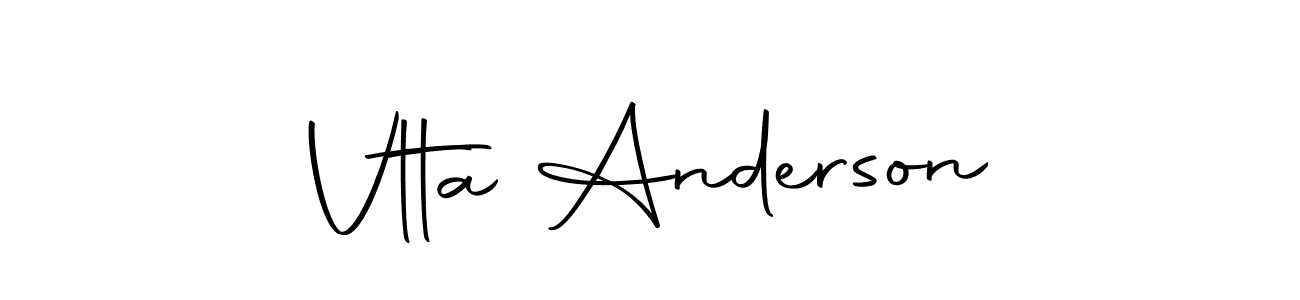 Also You can easily find your signature by using the search form. We will create Vtta Anderson name handwritten signature images for you free of cost using Autography-DOLnW sign style. Vtta Anderson signature style 10 images and pictures png