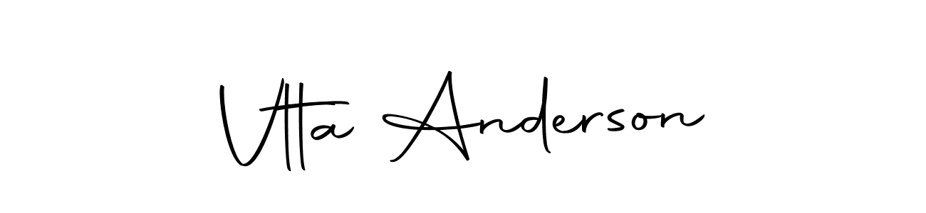 Also You can easily find your signature by using the search form. We will create Vtta Anderson name handwritten signature images for you free of cost using Autography-DOLnW sign style. Vtta Anderson signature style 10 images and pictures png