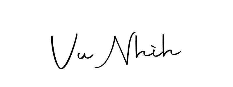 Similarly Autography-DOLnW is the best handwritten signature design. Signature creator online .You can use it as an online autograph creator for name Vu Nhìh. Vu Nhìh signature style 10 images and pictures png