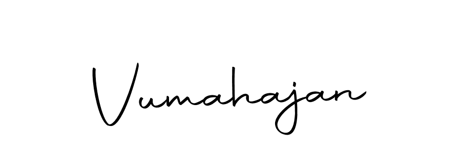 How to make Vumahajan signature? Autography-DOLnW is a professional autograph style. Create handwritten signature for Vumahajan name. Vumahajan signature style 10 images and pictures png