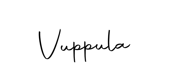 Vuppula stylish signature style. Best Handwritten Sign (Autography-DOLnW) for my name. Handwritten Signature Collection Ideas for my name Vuppula. Vuppula signature style 10 images and pictures png