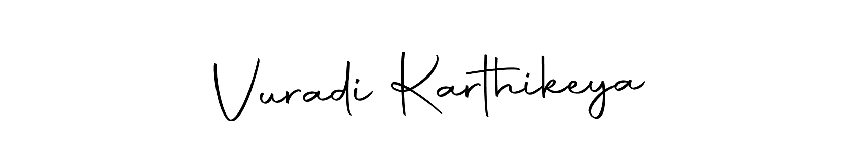 The best way (Autography-DOLnW) to make a short signature is to pick only two or three words in your name. The name Vuradi Karthikeya include a total of six letters. For converting this name. Vuradi Karthikeya signature style 10 images and pictures png