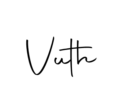 Make a short Vuth signature style. Manage your documents anywhere anytime using Autography-DOLnW. Create and add eSignatures, submit forms, share and send files easily. Vuth signature style 10 images and pictures png