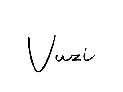 Create a beautiful signature design for name Vuzi. With this signature (Autography-DOLnW) fonts, you can make a handwritten signature for free. Vuzi signature style 10 images and pictures png