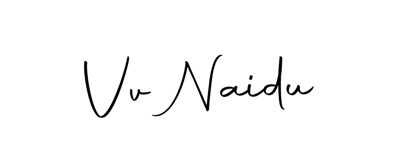 Similarly Autography-DOLnW is the best handwritten signature design. Signature creator online .You can use it as an online autograph creator for name Vv Naidu. Vv Naidu signature style 10 images and pictures png