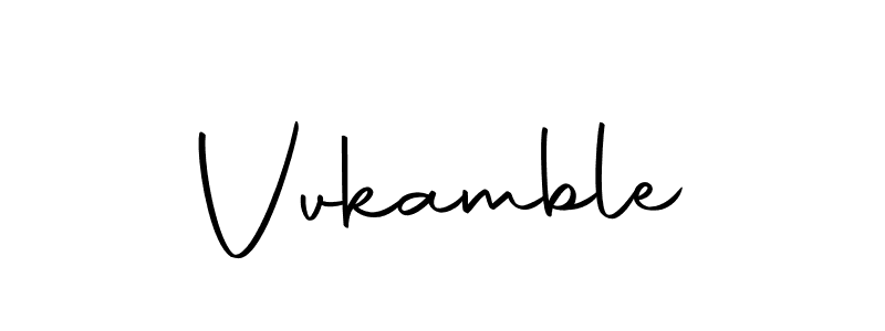 if you are searching for the best signature style for your name Vvkamble. so please give up your signature search. here we have designed multiple signature styles  using Autography-DOLnW. Vvkamble signature style 10 images and pictures png
