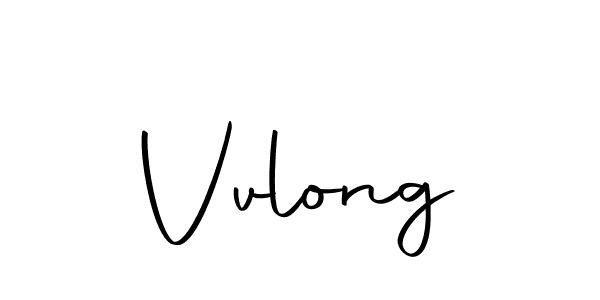 Use a signature maker to create a handwritten signature online. With this signature software, you can design (Autography-DOLnW) your own signature for name Vvlong. Vvlong signature style 10 images and pictures png