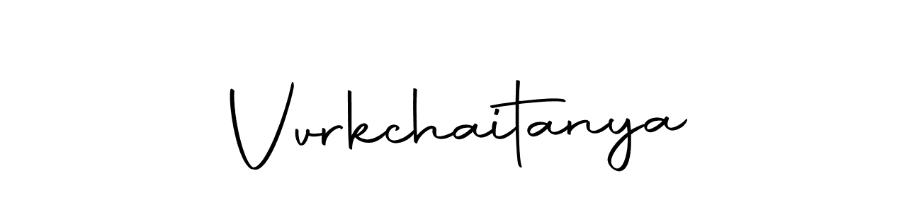 Vvrkchaitanya stylish signature style. Best Handwritten Sign (Autography-DOLnW) for my name. Handwritten Signature Collection Ideas for my name Vvrkchaitanya. Vvrkchaitanya signature style 10 images and pictures png