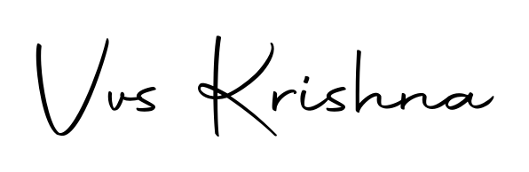 A modern signature idea for name Vvs Krishna using Autography-DOLnW font. Clean strokes and elegant curves make it stand out instantly. Vvs Krishna signature style 10 images and pictures png