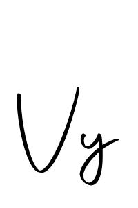 The best way (Autography-DOLnW) to make a short signature is to pick only two or three words in your name. The name Vy include a total of six letters. For converting this name. Vy signature style 10 images and pictures png