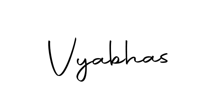 Vyabhas stylish signature style. Best Handwritten Sign (Autography-DOLnW) for my name. Handwritten Signature Collection Ideas for my name Vyabhas. Vyabhas signature style 10 images and pictures png