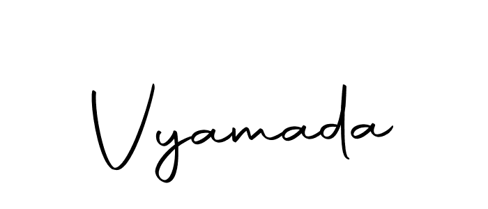 Use a signature maker to create a handwritten signature online. With this signature software, you can design (Autography-DOLnW) your own signature for name Vyamada. Vyamada signature style 10 images and pictures png