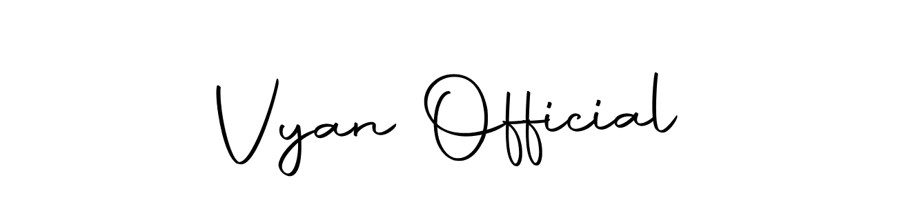 Check out images of Autograph of Vyan Official name. Actor Vyan Official Signature Style. Autography-DOLnW is a professional sign style online. Vyan Official signature style 10 images and pictures png