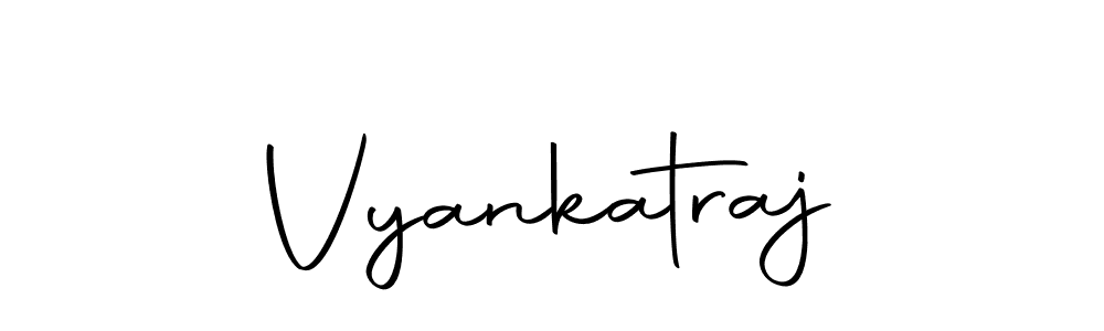 Create a beautiful signature design for name Vyankatraj. With this signature (Autography-DOLnW) fonts, you can make a handwritten signature for free. Vyankatraj signature style 10 images and pictures png