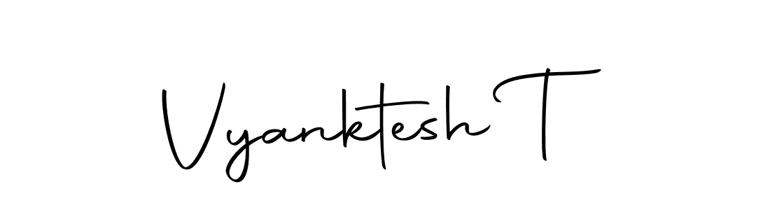 How to make Vyanktesh T signature? Autography-DOLnW is a professional autograph style. Create handwritten signature for Vyanktesh T name. Vyanktesh T signature style 10 images and pictures png