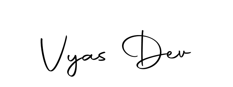 Make a beautiful signature design for name Vyas Dev. Use this online signature maker to create a handwritten signature for free. Vyas Dev signature style 10 images and pictures png