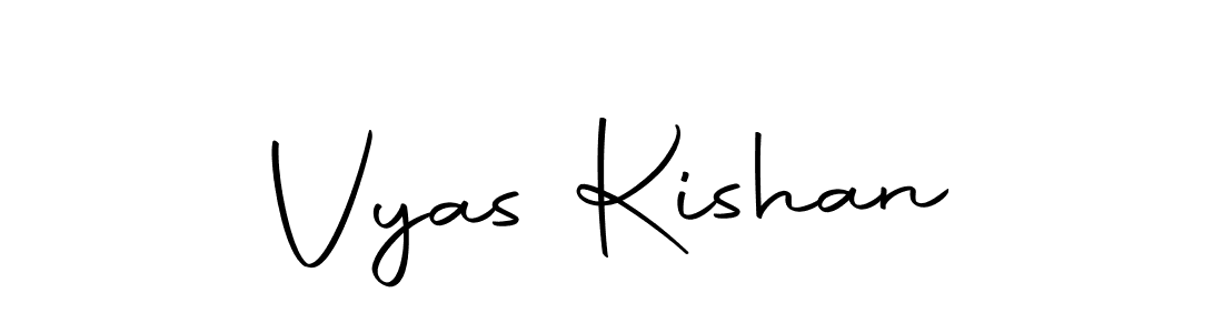 Make a short Vyas Kishan signature style. Manage your documents anywhere anytime using Autography-DOLnW. Create and add eSignatures, submit forms, share and send files easily. Vyas Kishan signature style 10 images and pictures png
